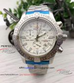 Perfect Replica Breitling Colt Stainless Steel White Dial Watches